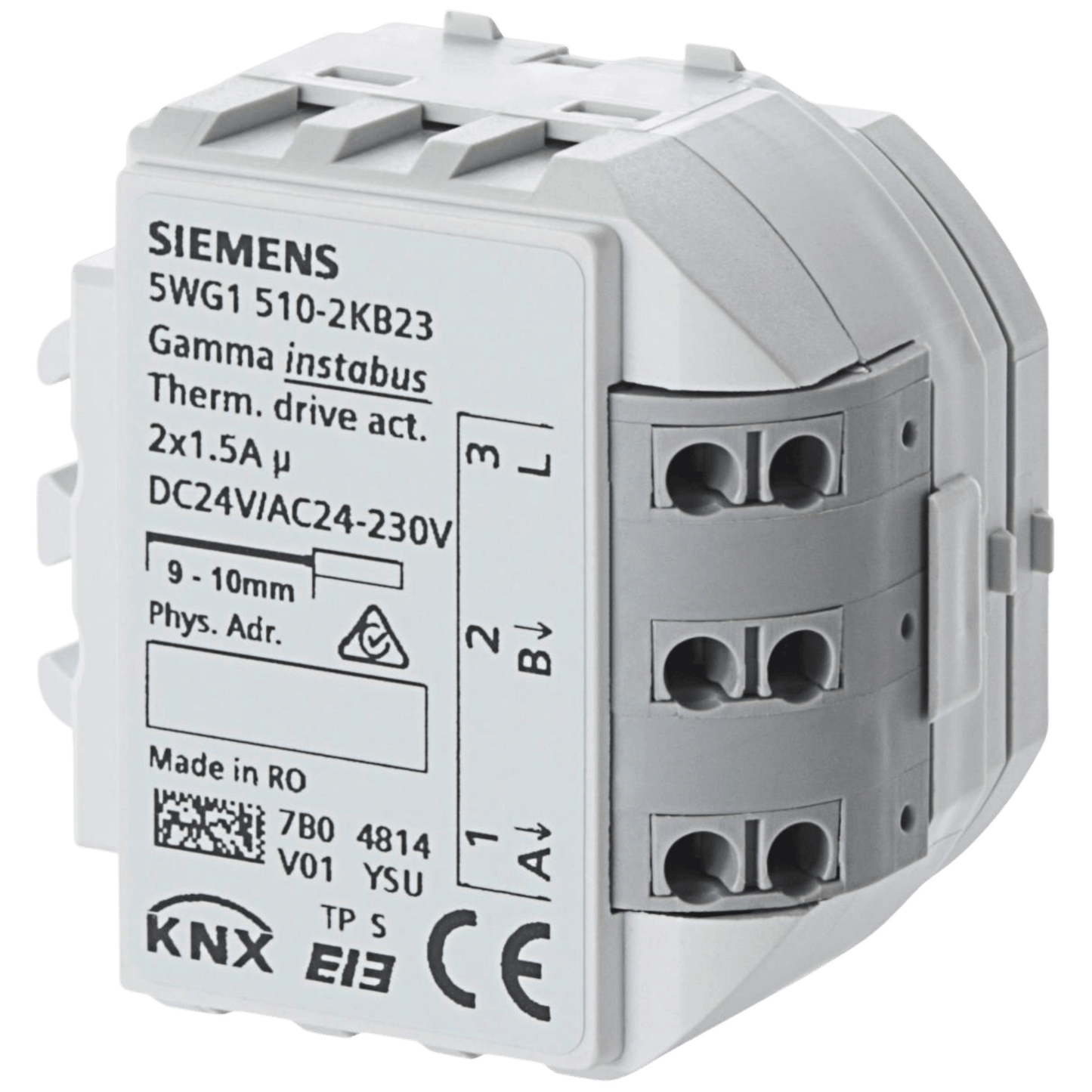 Siemens - Actionneurs de Commutation Thermique - Encastré