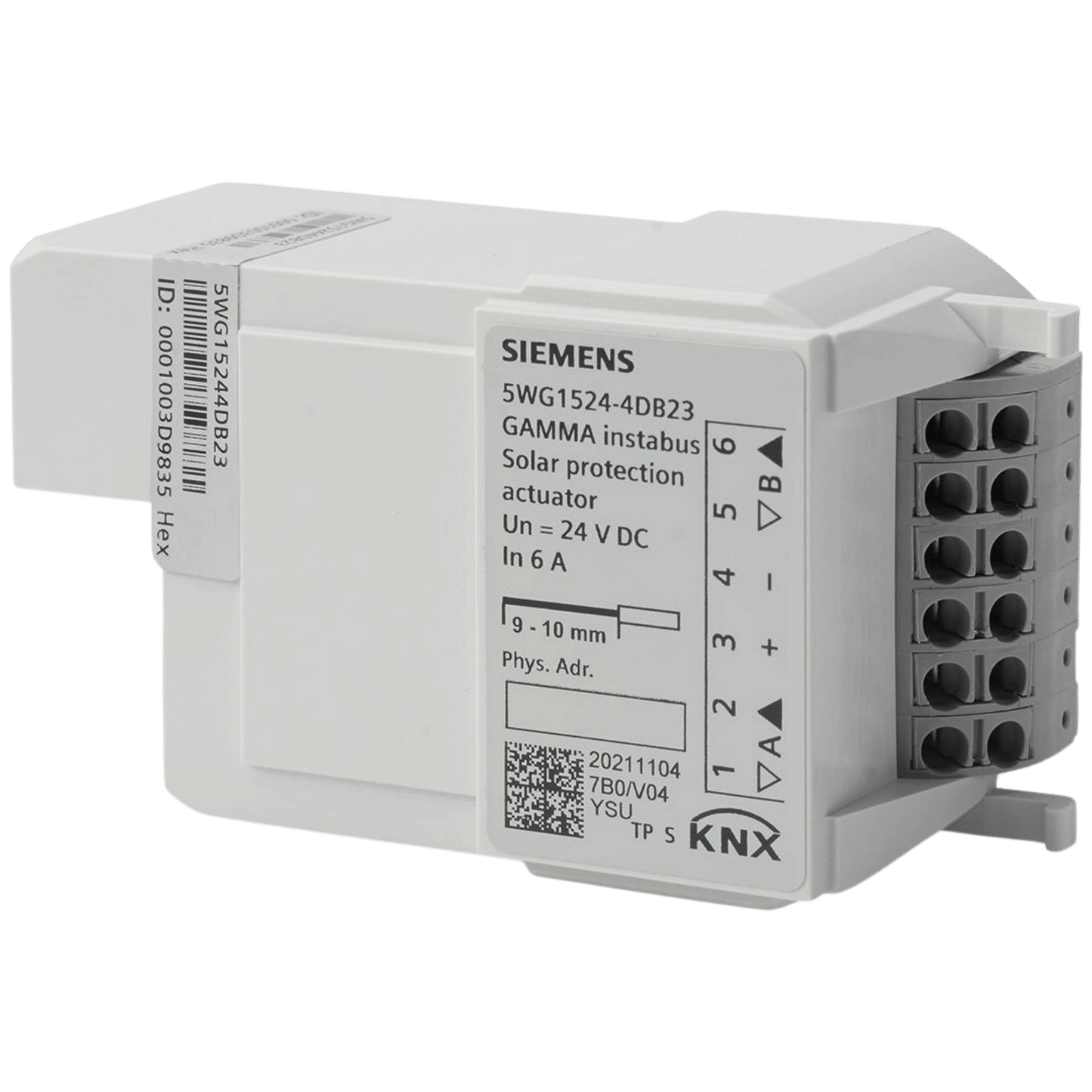 Siemens - Actionneurs de Protection Solaire 24 V - Encastré