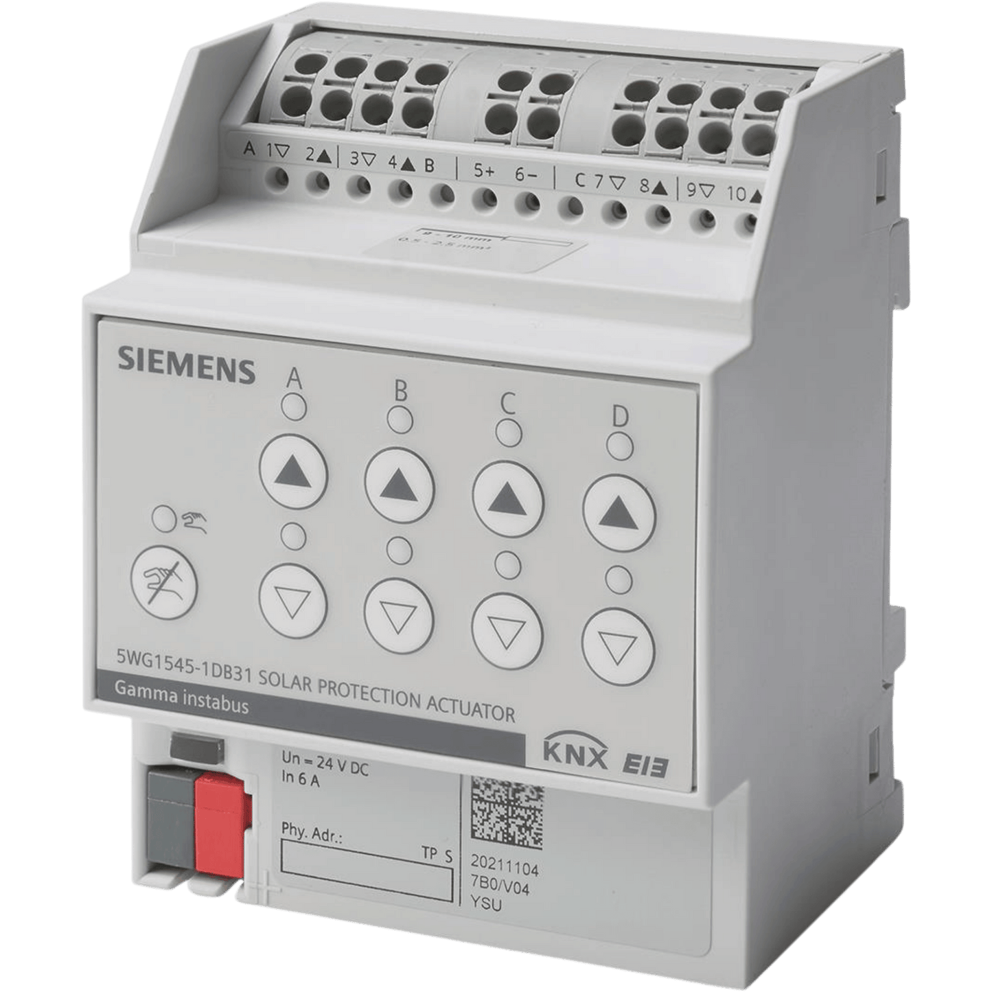 Siemens - Actionneurs de Protection Solaire 24 V - RailDIN