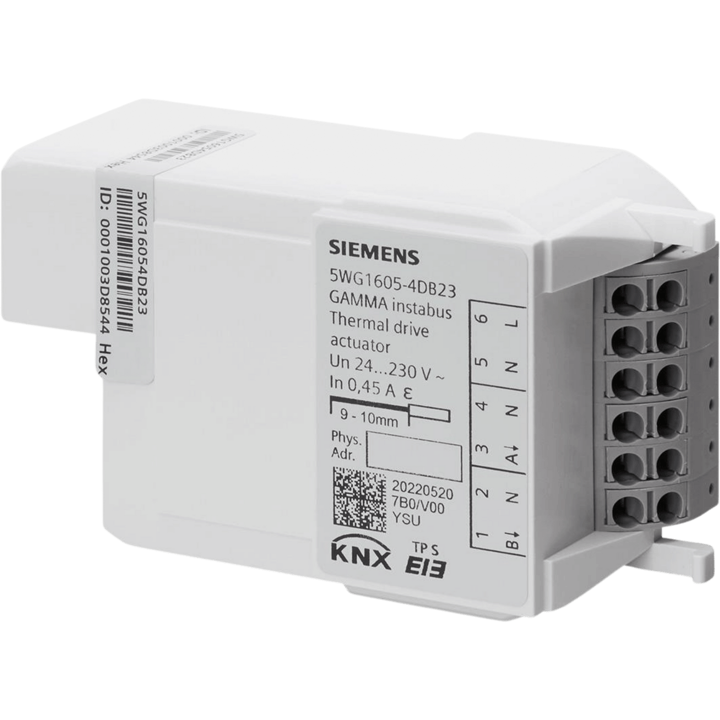 Siemens - Actionneurs de Commutation Thermique - Encastré