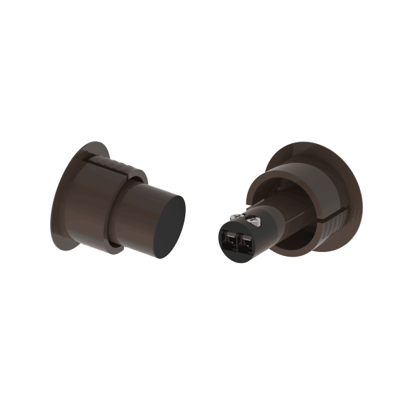 Zennio - Contact Magnétique Encastré pour Menuiserie Métallique