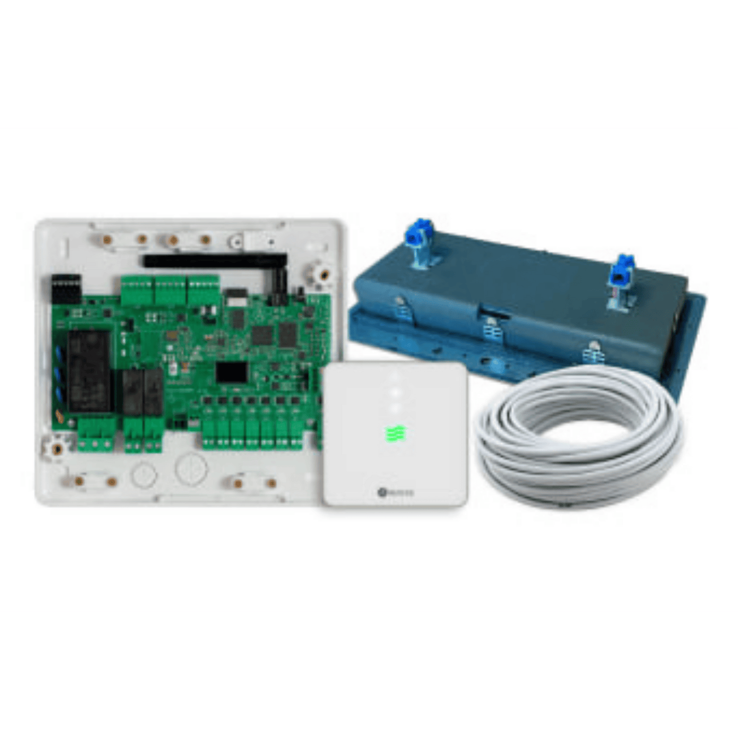 Airzone - Pack Airzone Flexa 25 Rectangulaire Wi-Fi - AirQ Box + AirQ Sensor + 2 Câble Bus 15m