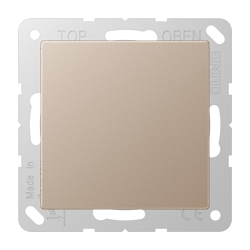 CJC Systems - Plaque version 1 bouton poussoir KNX carré