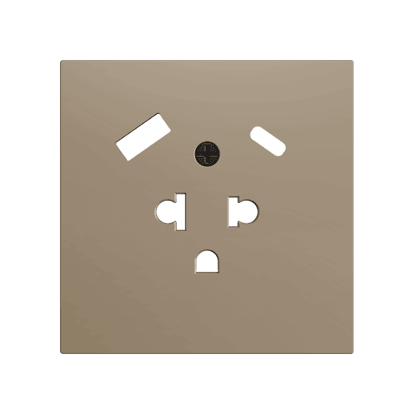 Zennio - ZS70 - Cache pour Prise EU/USA avec USB C + A