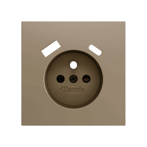 Zennio - ZS70 - Cache pour Prise FR avec USB C + A