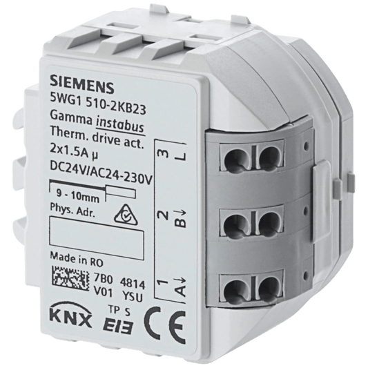 Siemens - Actionneurs de Commutation Thermique - Encastré