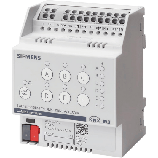 Siemens - Actionneurs de Commutation Thermique - RailDIN