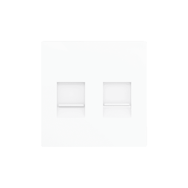 Zennio - ZS55 - Cache pour Prise RJ45 Double