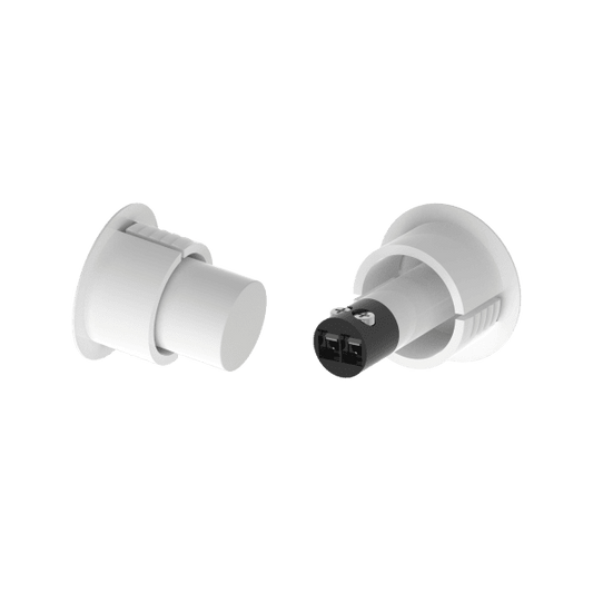 Zennio - Contact Magnétique Encastré pour Menuiserie Métallique