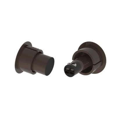 Zennio - Contact Magnétique Encastré pour Menuiserie Métallique