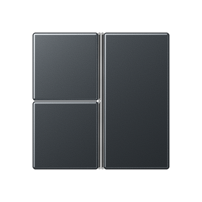 CJC Systems - Plaque de recouvrement 1 levier KNX NINA