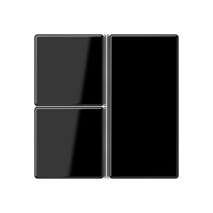 CJC Systems - Plaque de recouvrement 1 levier KNX NINA