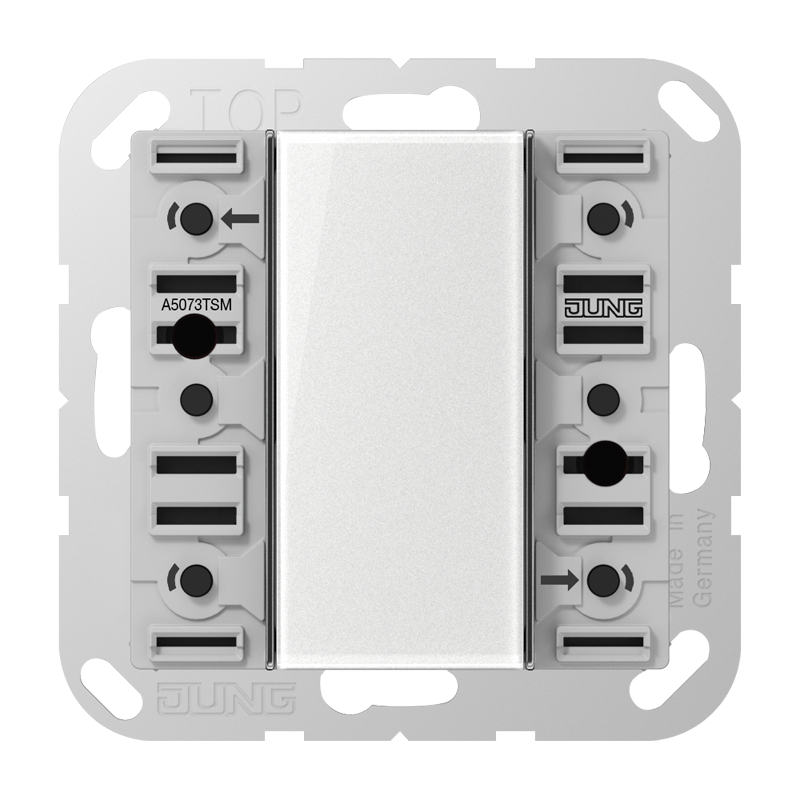 CJC Systems - Plaque de recouvrement 2 leviers KNX