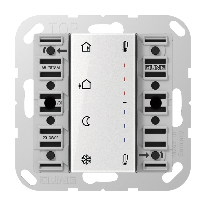 CJC Systems - Plaque de recouvrement 2 leviers KNX NINA