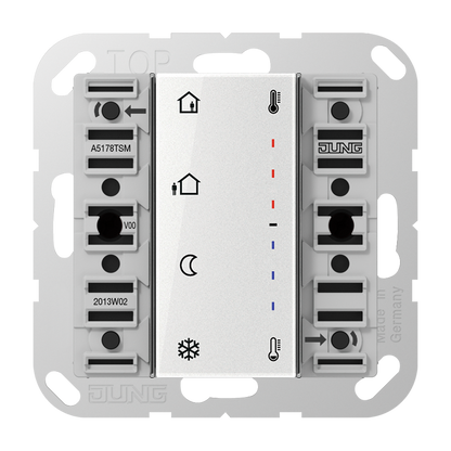 CJC Systems - Plaque de recouvrement 2 leviers KNX NINA