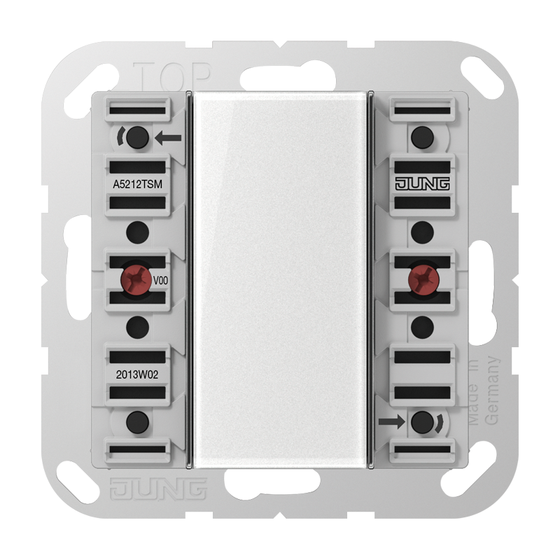 CJC Systems - Plaque de recouvrement 2 leviers KNX NINA