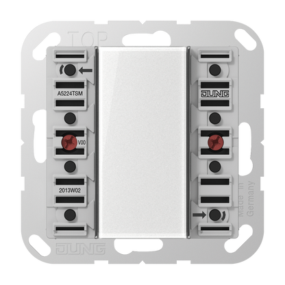 CJC Systems - Plaque de recouvrement 2 leviers KNX NINA