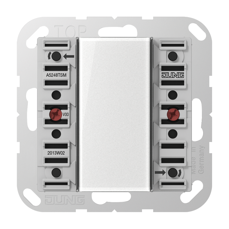CJC Systems - Plaque de recouvrement 2 leviers KNX NINA