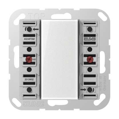 CJC Systems - Plaque de recouvrement 2 leviers KNX NINA
