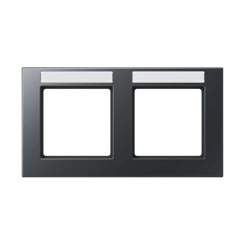 CJC Systems - Plaque de recouvrement 2 modules ent