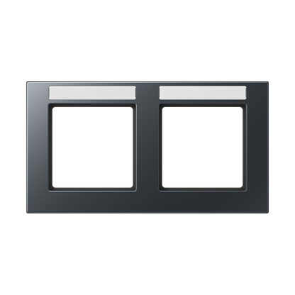 CJC Systems - Plaque de recouvrement 2 modules ent