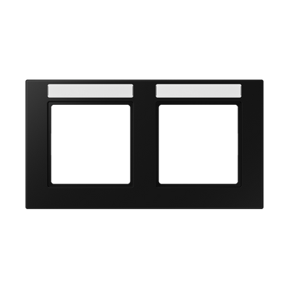 CJC Systems - Plaque de recouvrement 2 modules ent