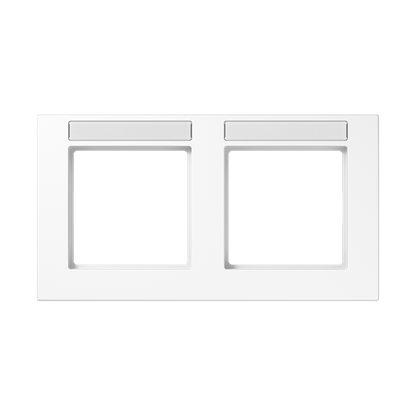 CJC Systems - Plaque de recouvrement 2 modules ent