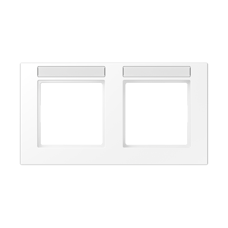 CJC Systems - Plaque de recouvrement 2 modules ent