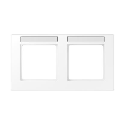 CJC Systems - Plaque de recouvrement 2 modules ent