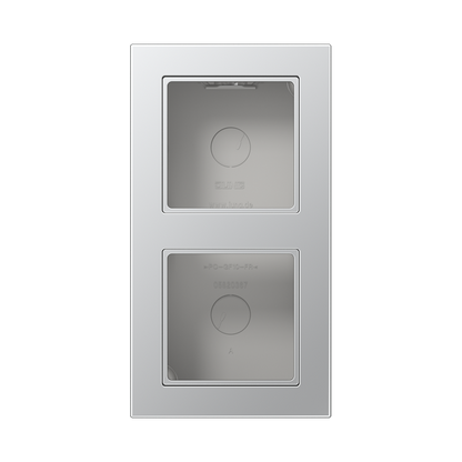 CJC Systems - Plaque de recouvrement 2 modules ent