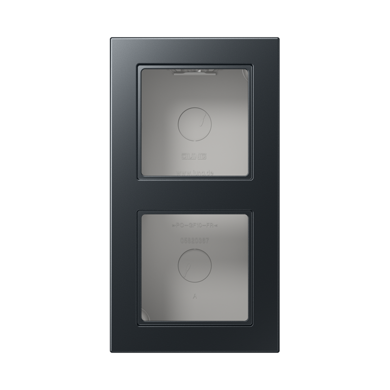 CJC Systems - Plaque de recouvrement 2 modules ent