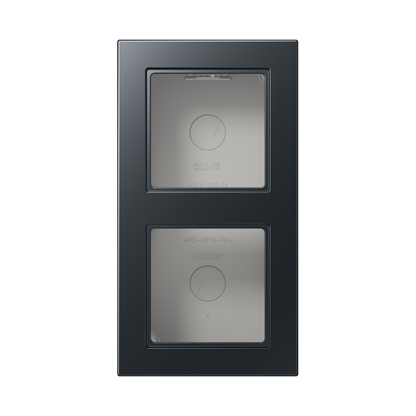 CJC Systems - Plaque de recouvrement 2 modules ent