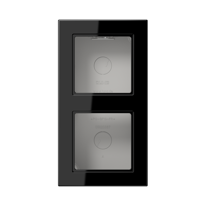 CJC Systems - Plaque de recouvrement 2 modules ent
