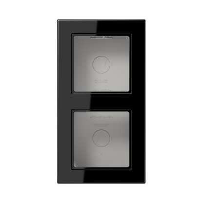 CJC Systems - Plaque de recouvrement 2 modules ent