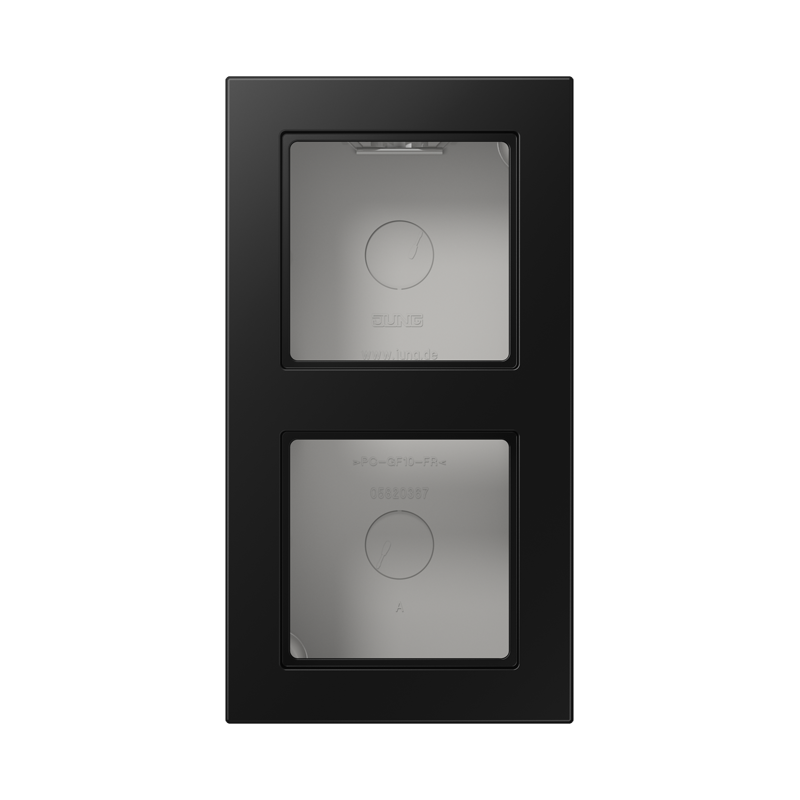 CJC Systems - Plaque de recouvrement 2 modules ent