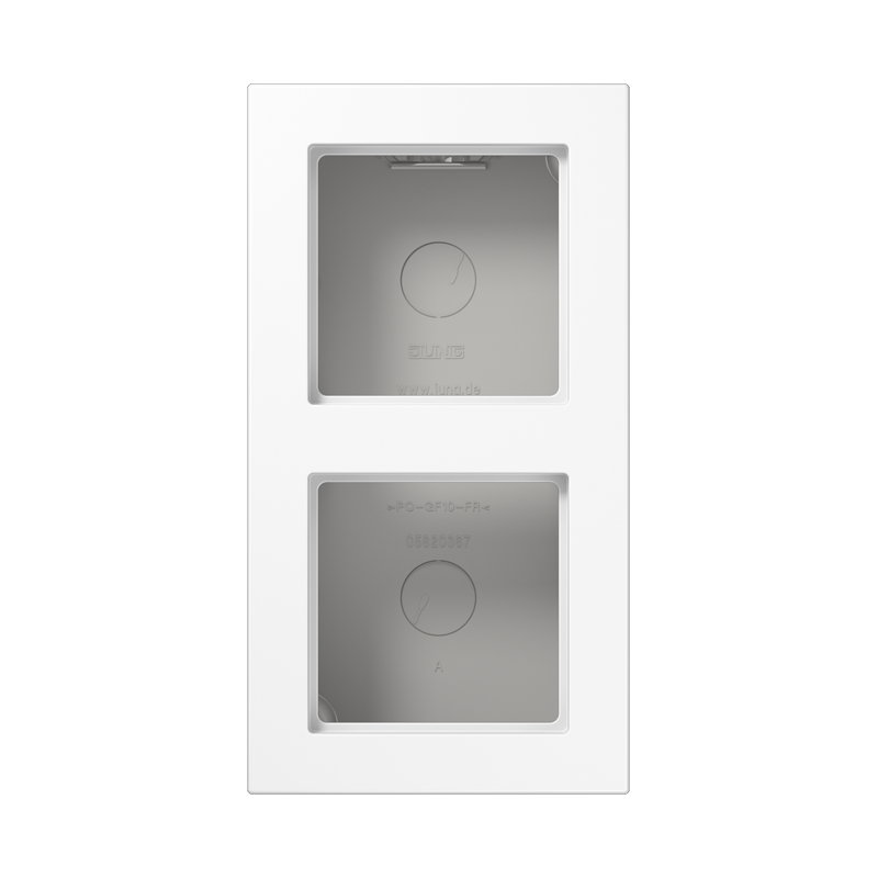CJC Systems - Plaque de recouvrement 2 modules ent
