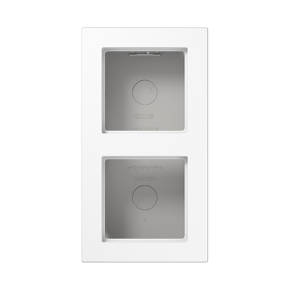 CJC Systems - Plaque de recouvrement 2 modules ent