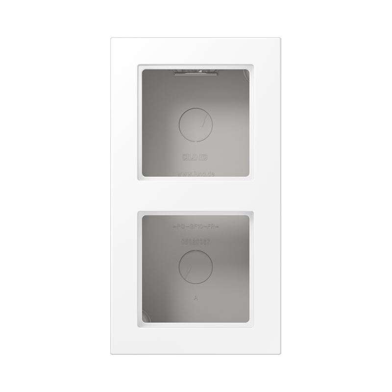 CJC Systems - Plaque de recouvrement 2 modules ent