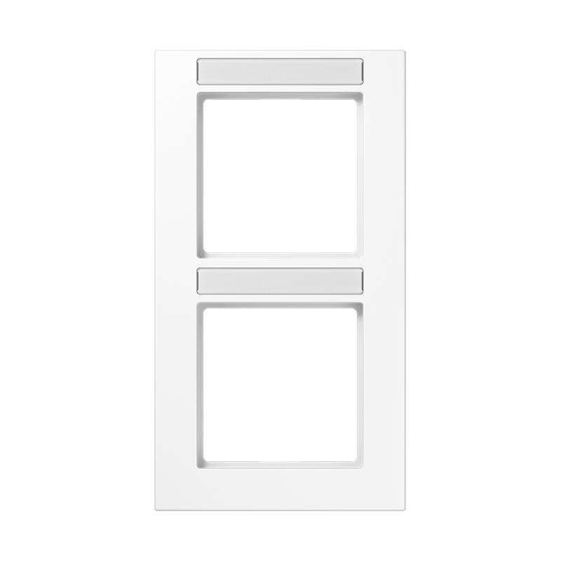 CJC Systems - Plaque de recouvrement 2 modules ent