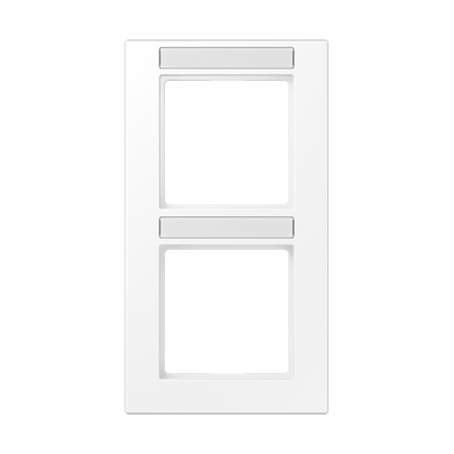 CJC Systems - Plaque de recouvrement 2 modules ent