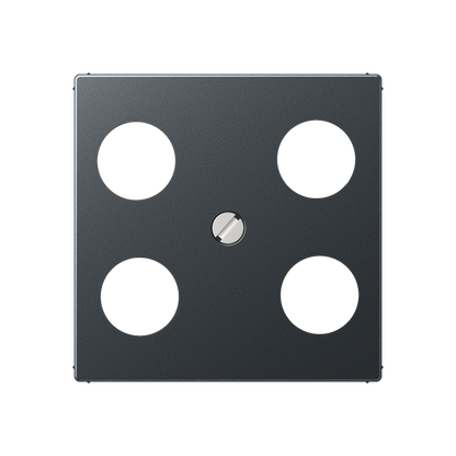 CJC Systems - Plaque de recouvrement 4 modules ent