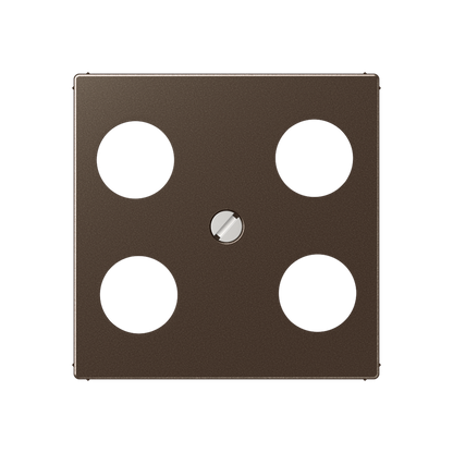 CJC Systems - Plaque de recouvrement 4 modules ent