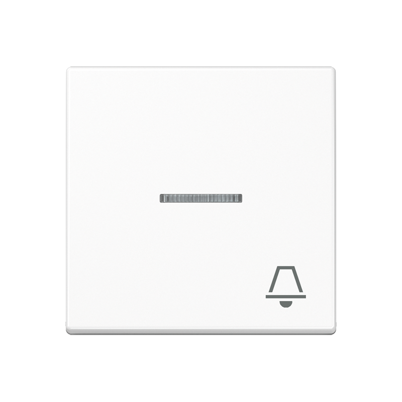 CJC Systems - Plaque version 1 bouton poussoir carré KNX