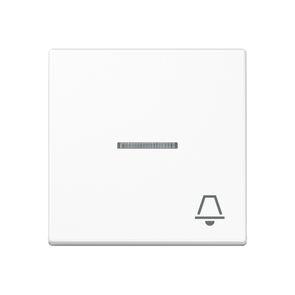 CJC Systems - Plaque version 1 bouton poussoir carré KNX