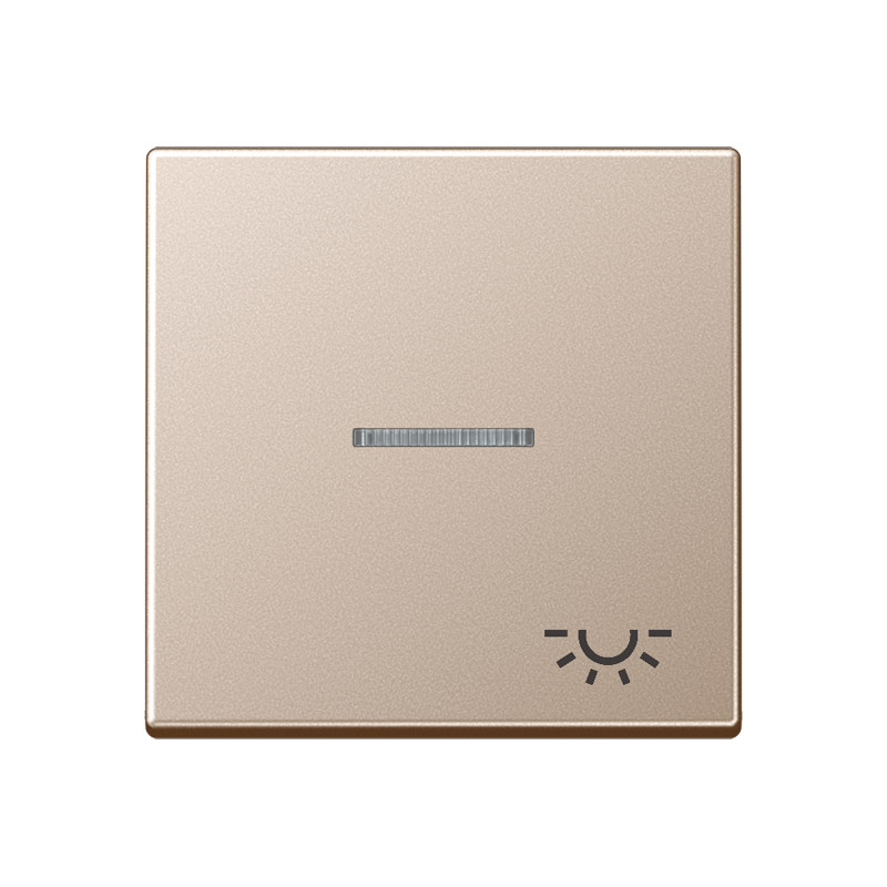 CJC Systems - Plaque version 1 bouton poussoir carré KNX
