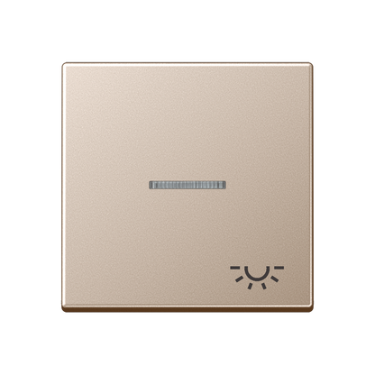 CJC Systems - Plaque version 1 bouton poussoir carré KNX