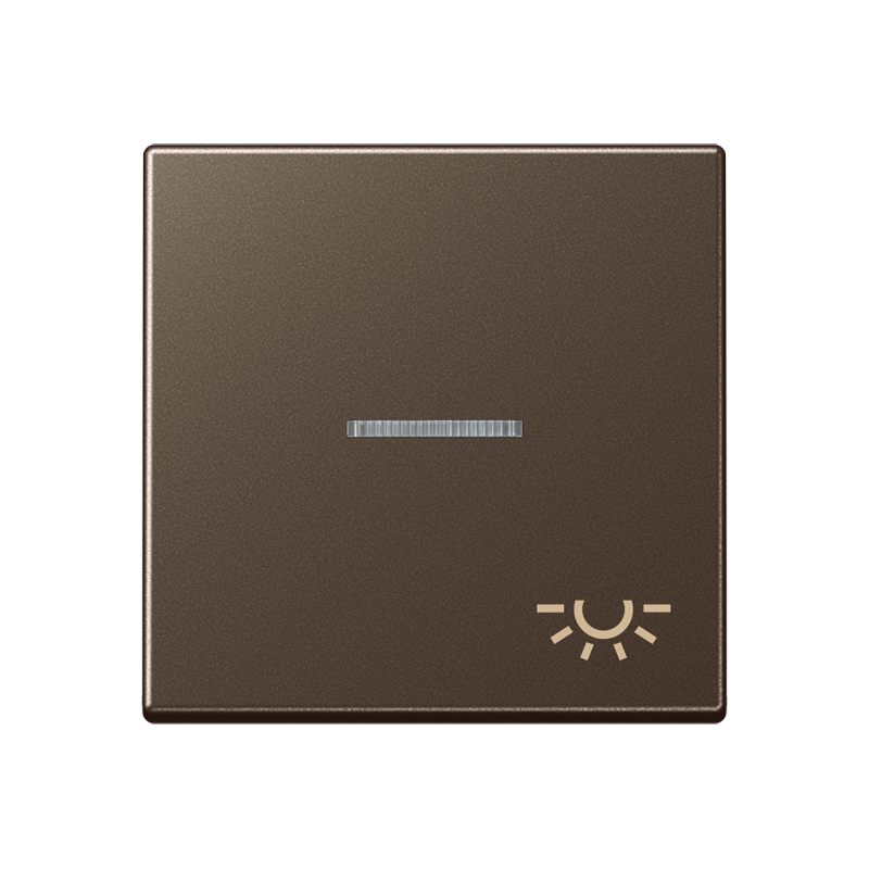 CJC Systems - Plaque version 1 bouton poussoir carré KNX