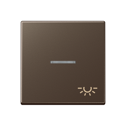 CJC Systems - Plaque version 1 bouton poussoir carré KNX