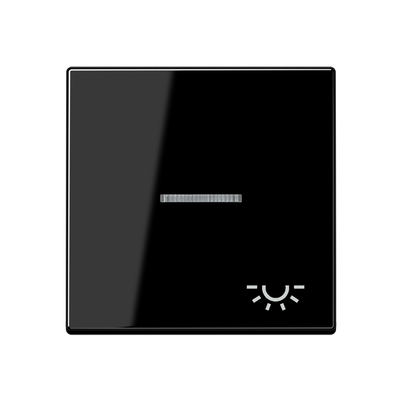 CJC Systems - Plaque version 1 bouton poussoir carré KNX