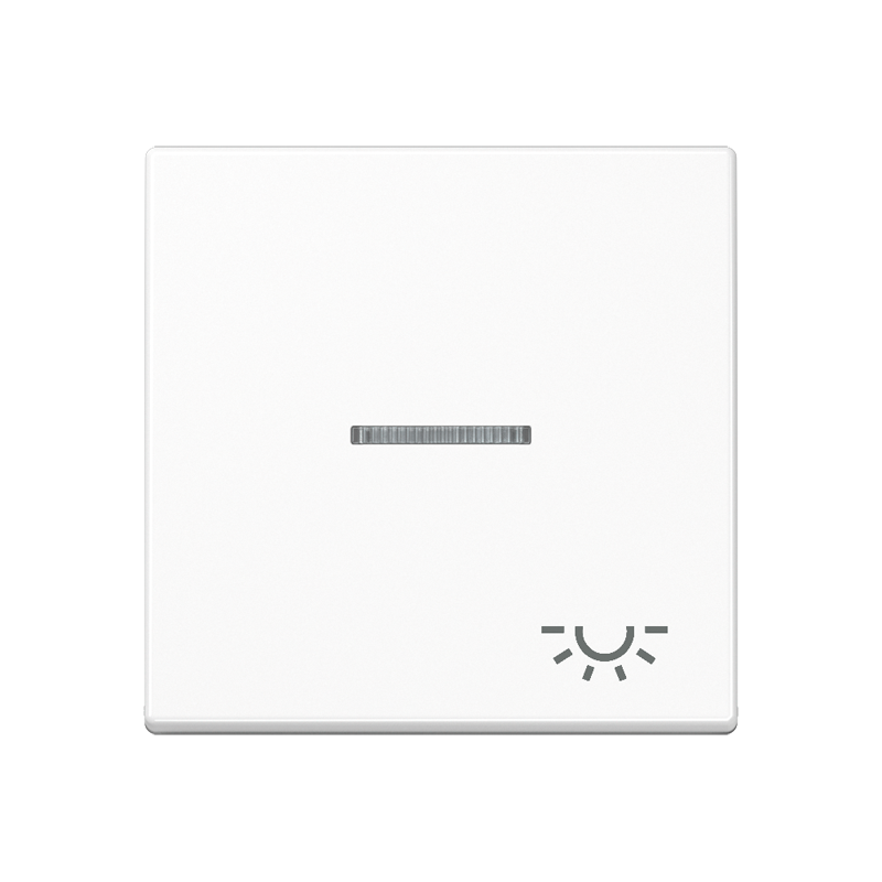 CJC Systems - Plaque version 1 bouton poussoir carré KNX